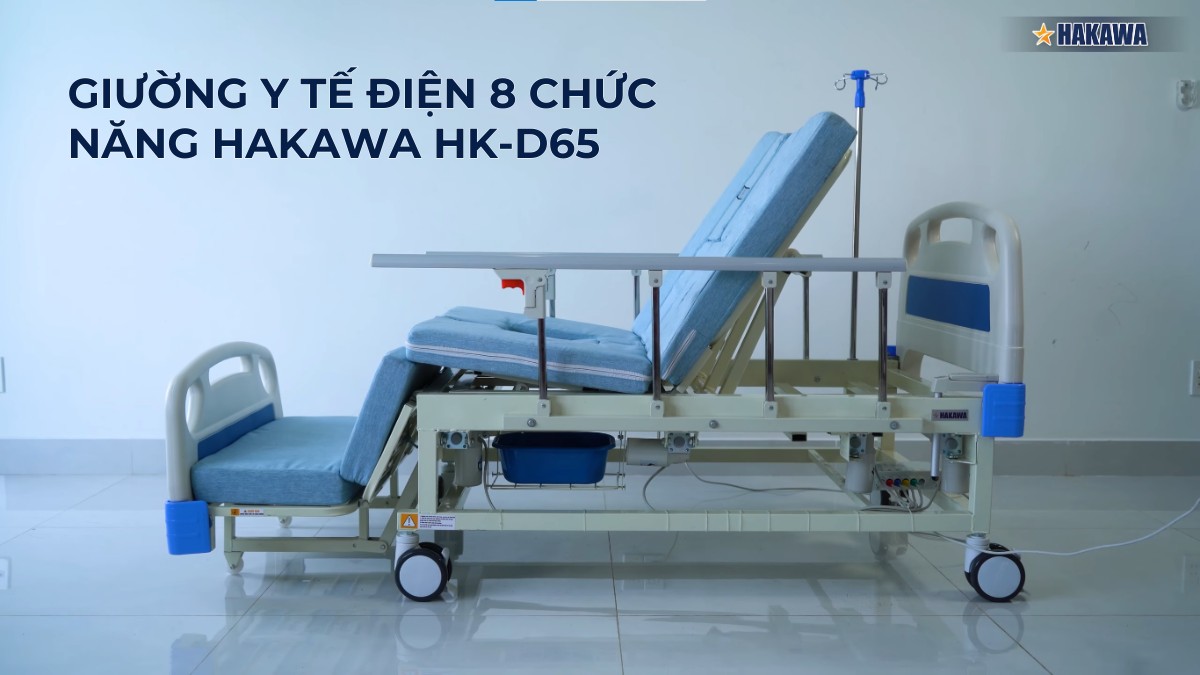 Giường y tế điện 8 chức năng Hakawa HK-d65