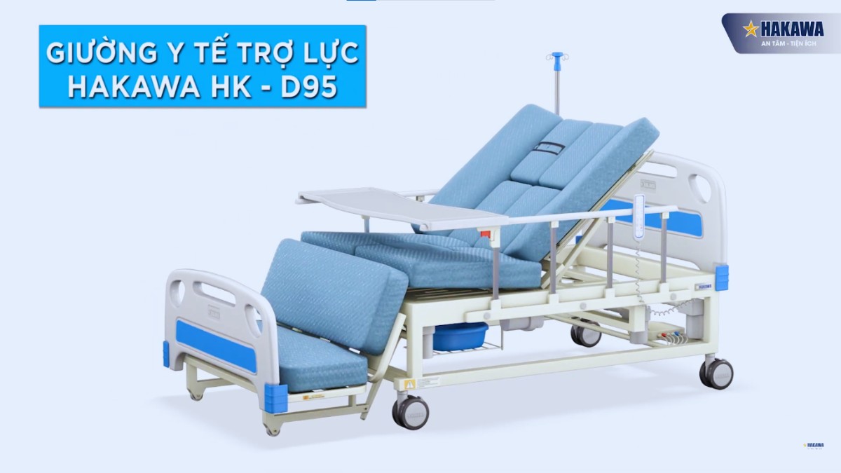 Giường y tế điều khiển bằng remote Hakawa HK-D95