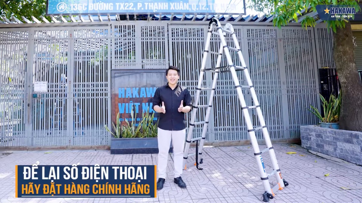 Nên mua thang nhôm chính hãng tại Hakawa để được nhận ưu đãi về giá và quyền lợi mua hàng