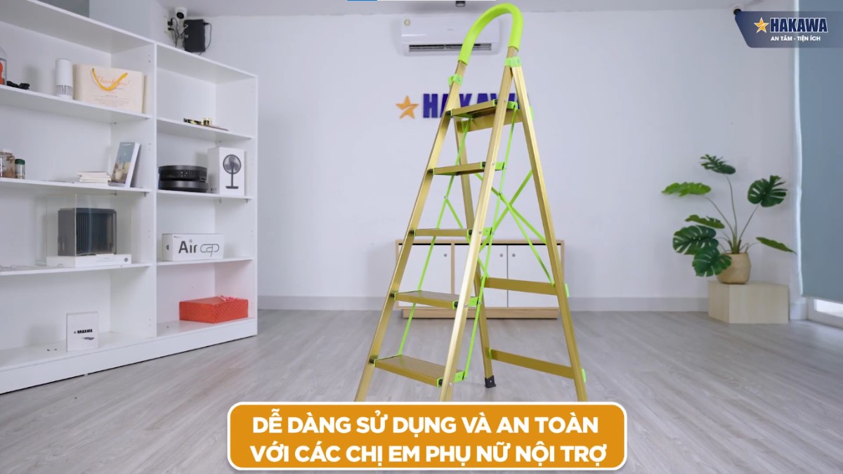 Thang ghế 5 Hakawa HK-005 bậc có tính an toàn cao