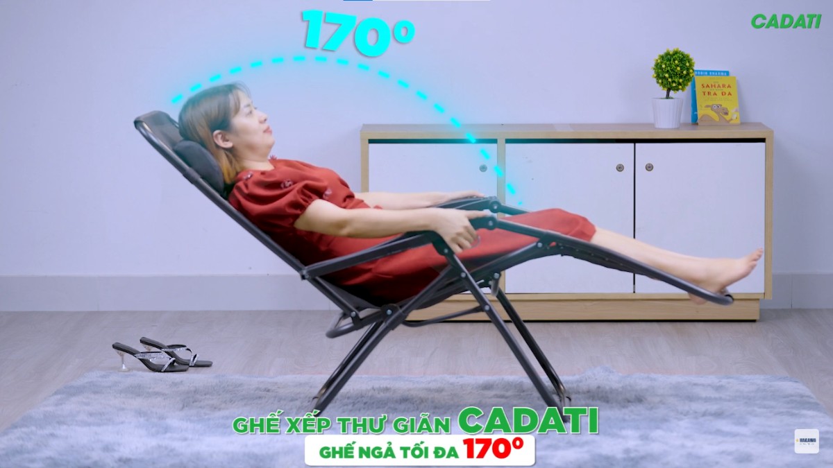 Điều chỉnh độ nghiêng linh hoạt đến 170 độ