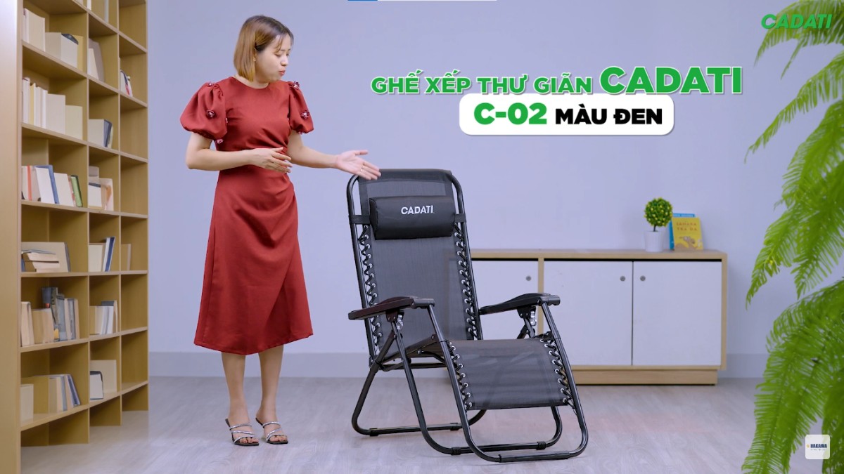 Ghế xếp thư giãn CADATI C-02