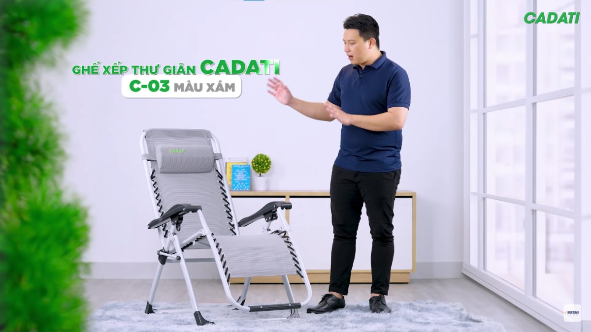 Ghế thư giãn CADATI-C03-màu-xám