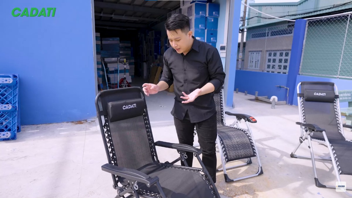 Hướng dẫn sử dụng và bảo quản ghế xếp thư giãn CADATI C-02