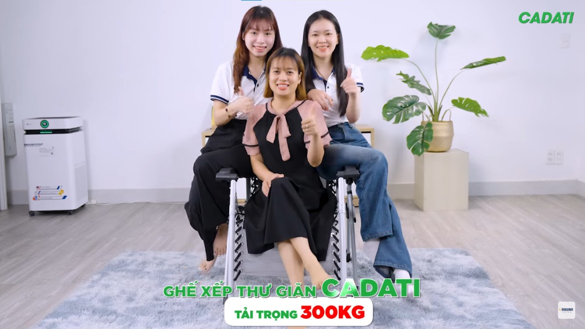 Kích thước rộng rãi chịu lực tốt trọng tải lên đến 300kg
