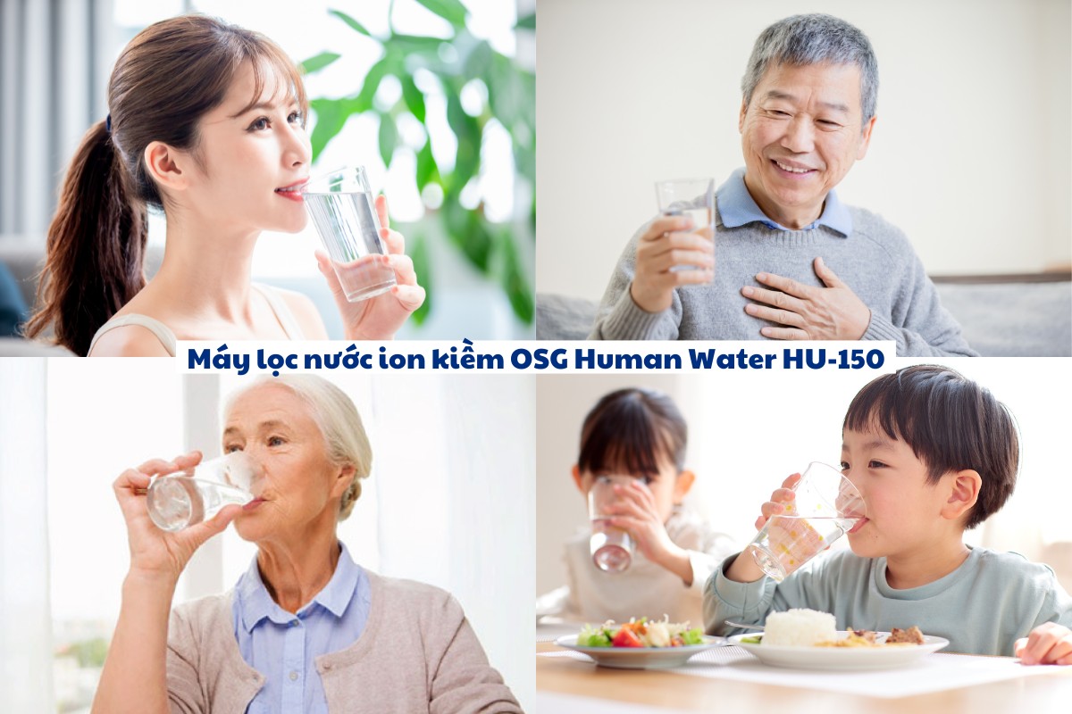 Máy lọc nước OSG Human Water HU-150 cung cấp cho người dùng nguồn nước chất lượng và an toàn