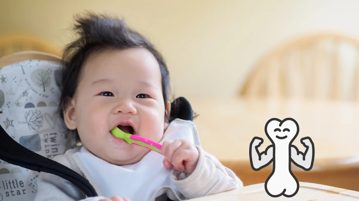 Dầu oliu sẽ hỗ trợ giúp hệ xương khớp của bé chắc khỏe