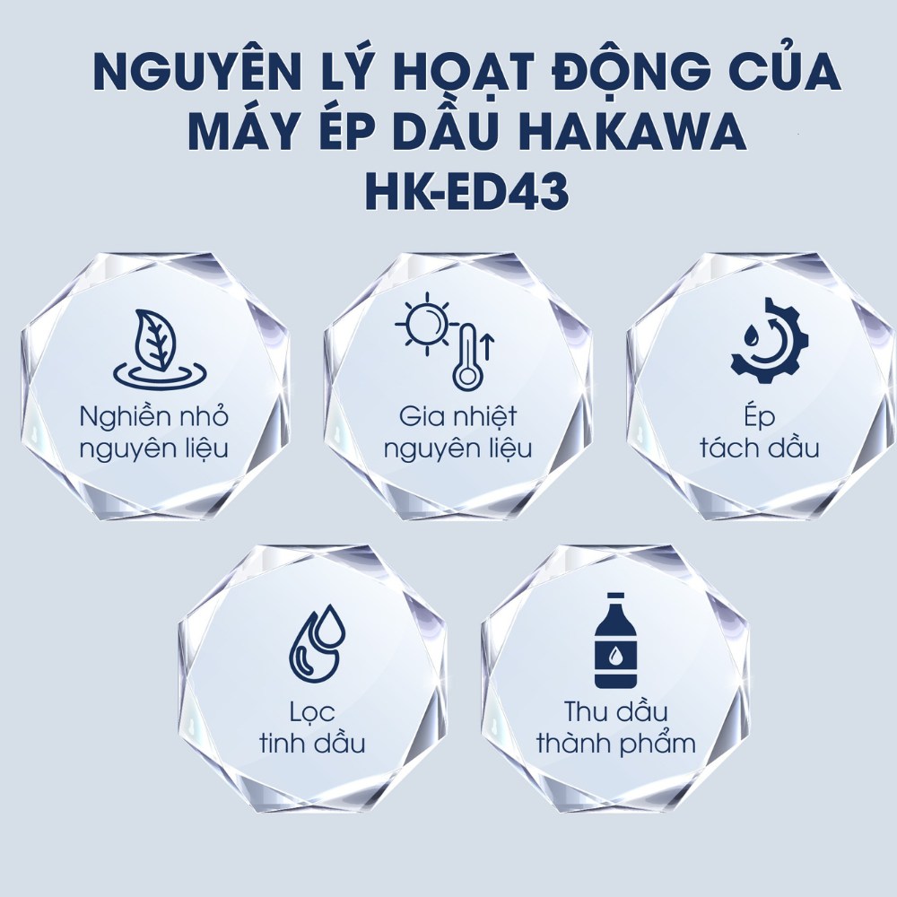 Cấu tạo và nguyên lý hoạt động của máy ép dầu HK-ED43