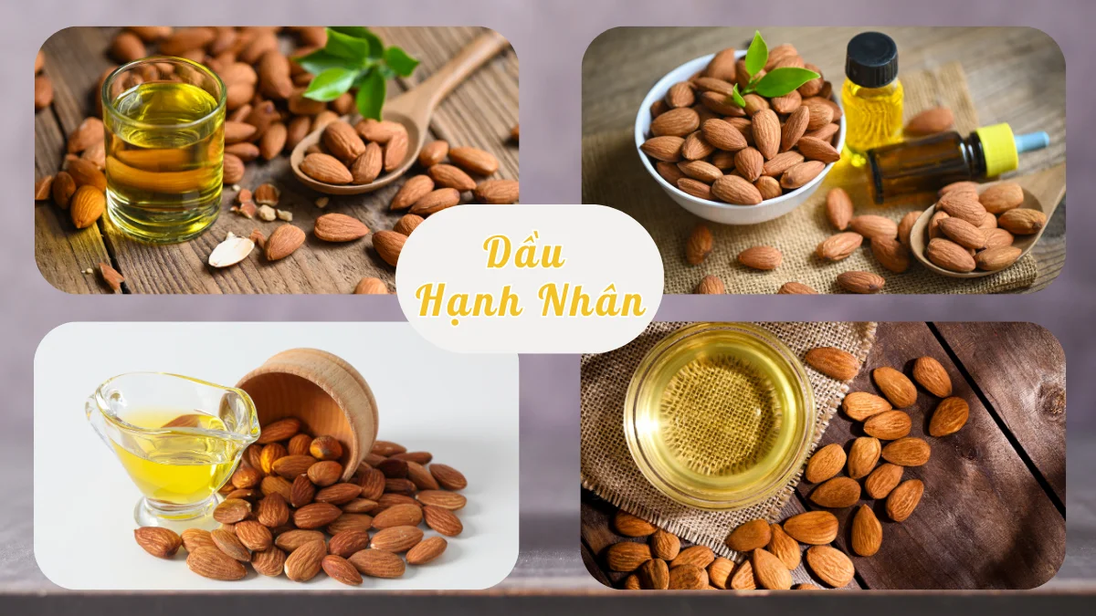 Dầu hạnh nhân, chất chống oxy hóa tự nhiên