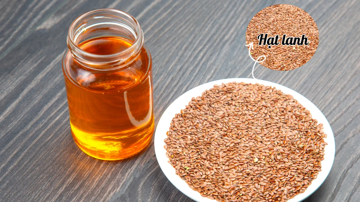 Dầu hạt lanh chứa nhiều omega 3