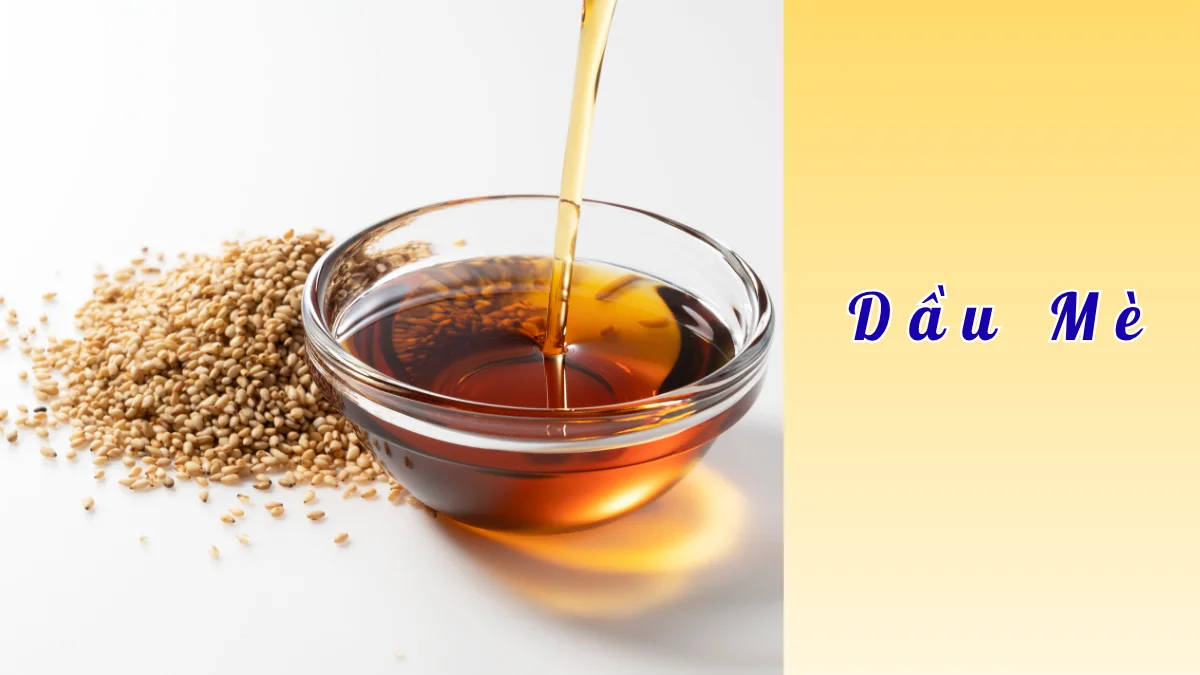 Dầu mè được sử dụng gia vị vì khả năng tỏa hương thơm nồng