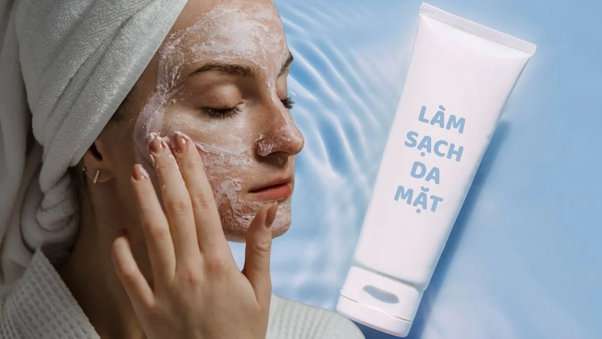 Hãy rửa mặt tước khi thực hiên các bước sau