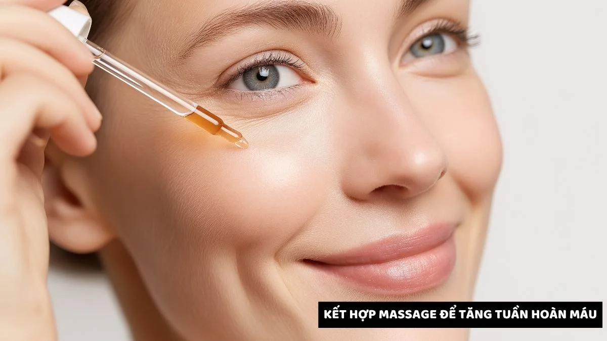 Thoa để dưỡng chất thấm đều trên da