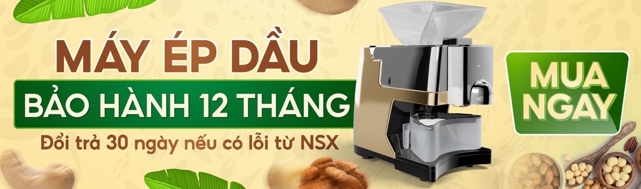 banner máy ép dầu