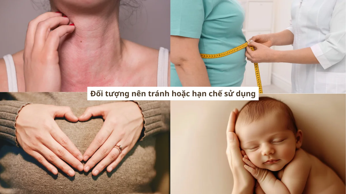 Những đối tượng trên nên cần sự chỉ định của bác sĩ
