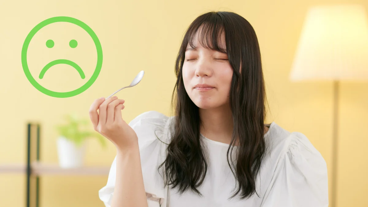 Sau khi ngậm dầu mè, cảm giác đổi vị giác là bình thường