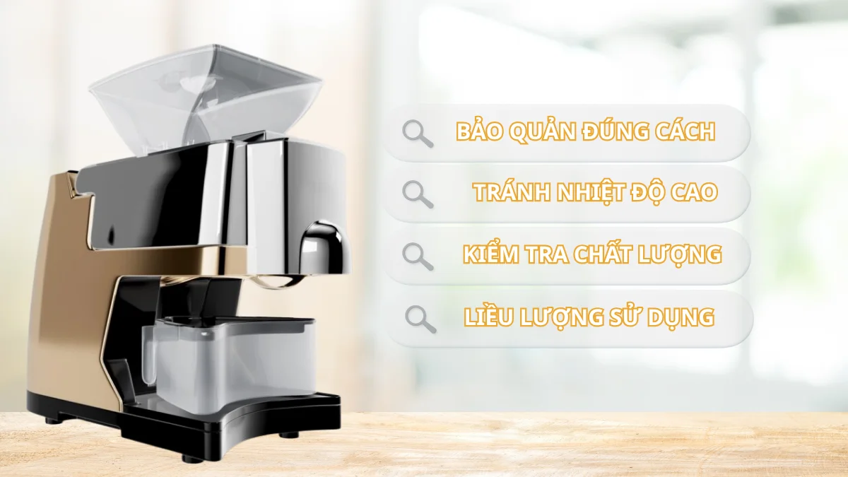 Một số lưu ý khi sử dụng dầu óc chó