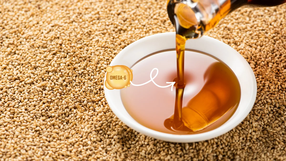 Trong dầu mè ăn dặm cho bé chứa hàm lượng omega3 và omge6