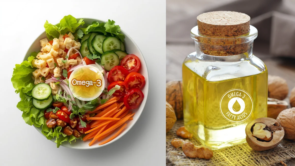 Dầu óc chó chứa nhiều omega, nếu dùng để trộn salad có thể tăng thêm hương vị và chất dinh dưỡng