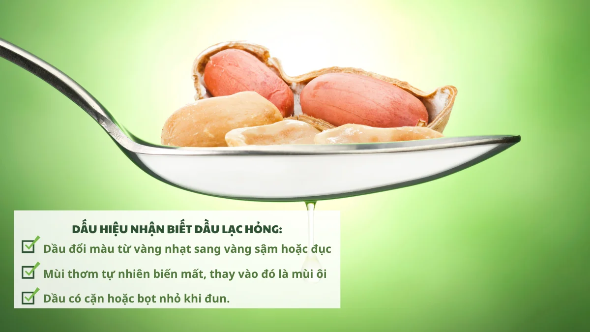 Dấu hiệu nhận biết dầu đã hỏng