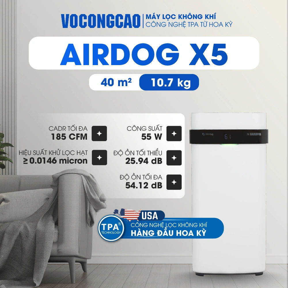 Máy lọc không khí Airdog X5