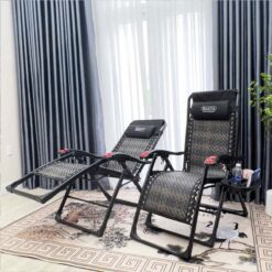 Ghế xếp thư giãn cao cấp Dakita DKG2029 vải vân mây mát lạnh