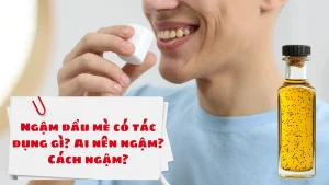 Ngậm dầu mè có tác dụng gì? Ai nên ngậm? Cách ngậm?
