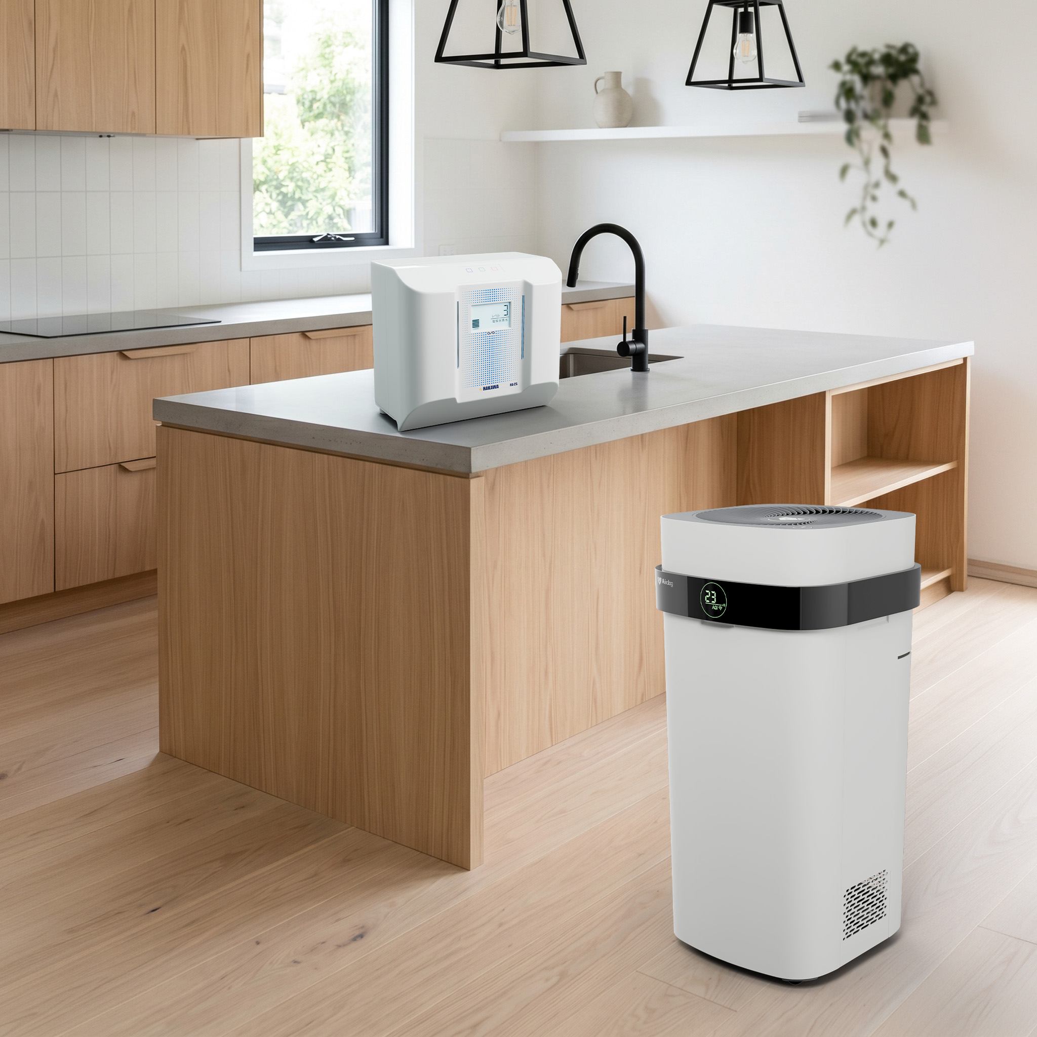 máy lọc nước ion kiềm Hakawa HA-25 và Airdog X5D